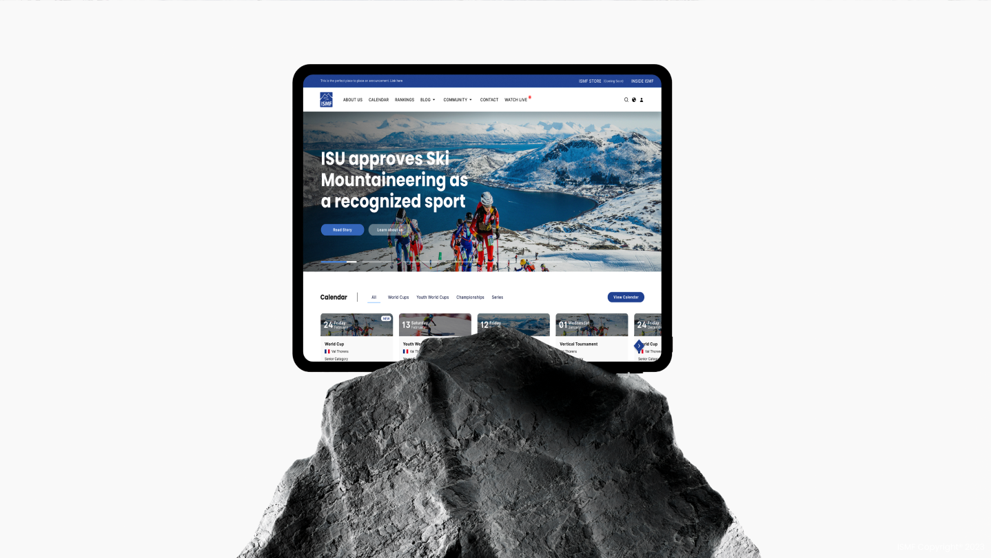 International ski mountaineering federation image header